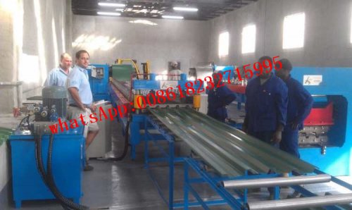 trapezoid roofing panel forming machine